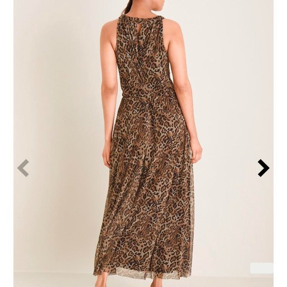 Chico’s Leopard Print Halter Dress (NWT) - Picture 3 of 6